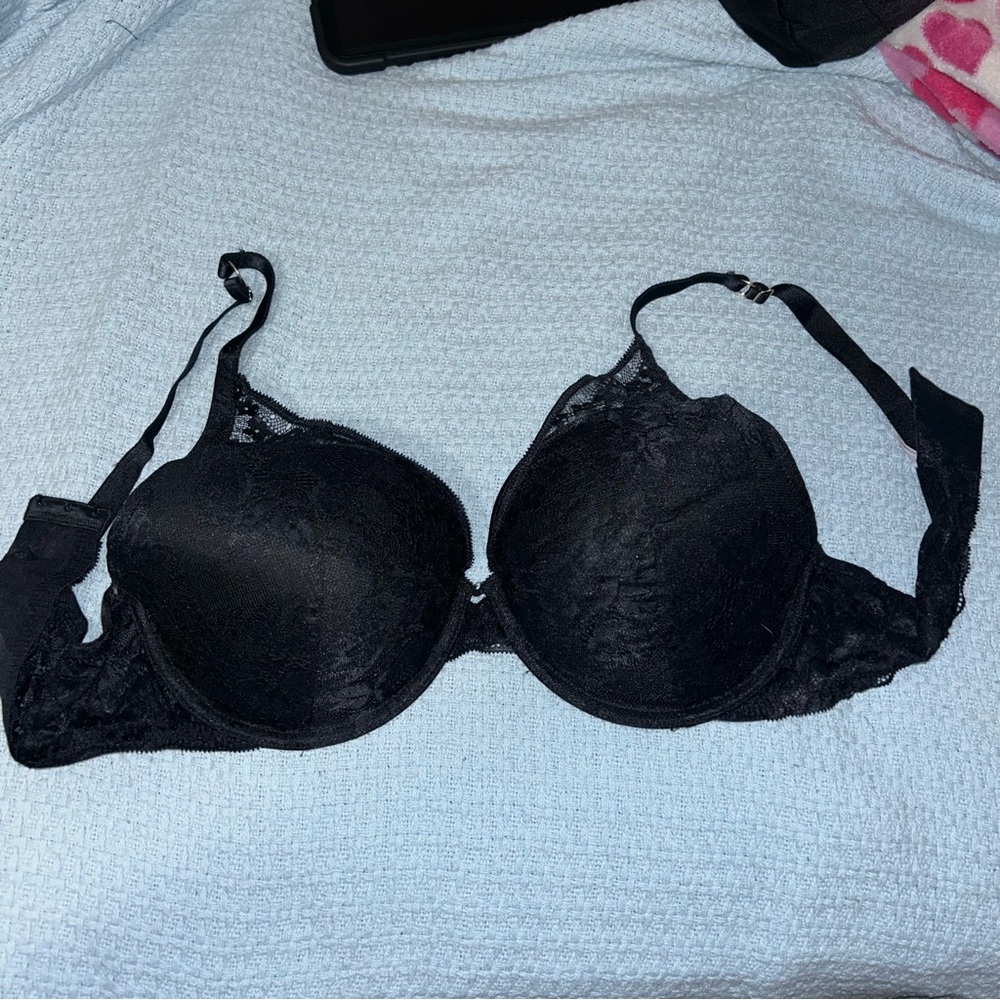 Auden Black Lace Underwire Bra